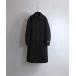 [Confirm] пальто с отложным воротником L темный черный мужской 