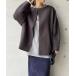 [DouDou] no color пальто FREE угольно-серый женский 