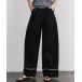  брюки из твила COTTON WIDE PANTS/ хлопок широкий брюки женский 