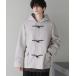 [ASTRONOMY] полупальто "даффл коут" M светло-серый мужской 