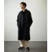[FREAK'S STORE] пальто с отложным воротником LARGE черный мужской 