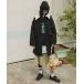 [forksy.] пальто с отложным воротником FREE черный женский 
