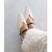[menue] Flat туфли-лодочки 24.0cm слоновая кость женский 