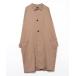 [HARE] пальто с отложным воротником S бежевый мужской 