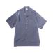  рубашка CALTOP/kyaru верх CALTOP OPEN COLLER S/S SHIRT открытый цвет . воротник рубашка большой размер короткий рукав 