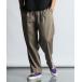  брюки [GUM STRETCH LINEN]EASY BAGGY PANTS: супер эластичный лен .[ жевательная резинка стрейч ] товар окраска легкий брюки багги мужской 