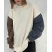 [apres jour mignon] тренировочный cut and sewn свободный слоновая кость женский 