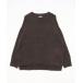 [URBAN RESEARCH] длинный рукав вязаный FREE Brown женский 