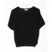 [GLOBAL WORK] короткий рукав вязаный M черный женский 
