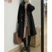 [RUUX] [BLANC FICELLE] Пальто Честерфилд L черный женский 