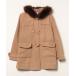 [dazzlin] полупальто "даффл коут" SMALL бежевый женский 