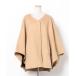 [Abahouse Devinette] пончо - бежевый женский 