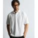  рубашка-поло [AIR FLEX]MOSS STITCH SKIPPER POLO: высота сжатие функция материалы [ воздушный Flex ] олень. . плетеный Skipper рубашка-поло 