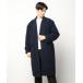 [coen] Пальто Честерфилд X-LARGE темно-синий мужской 