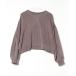 [Ungrid] тренировочный cut and sewn FREE Brown женский 
