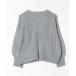 [NANO universe] длинный рукав вязаный FREE серый женский 