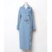 [NOBLE] тренчкот 38 голубой женский 