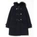 [Ray BEAMS] полупальто "даффл коут" 0 темно-синий женский 