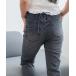  джинсы Denim Denim брюки WEGO/[25 год весна лето новый продукт ] гонки выше бахрома стрейч flair Denim брюки женский 