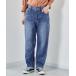[cepo] обработка Denim брюки SS голубой женский 