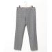 [Demi-Luxe BEAMS] в клетку брюки 36 серый женский 