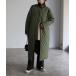 [Bonjour Sagan] пальто с отложным воротником FREE хаки женский 