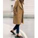 [Amulet] Пальто Честерфилд L бежевый женский 