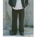  слаксы распределение цвета стежок / широкий рабочие брюки [ выставить соответствует ] мужской 