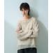  свитер вязаный Loose slub mesh knit pullover / Roo zs Rav сетка вязаный тянуть over мужской 