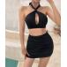 купальный костюм [MKTM select] Cross дизайн раздельный купальный костюм (3 цвет развитие ) женский 
