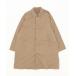 [BEAMS] пальто с отложным воротником S светло-коричневый мужской 