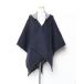 [ADAM ET ROPE'] пончо MEDIUM темно-синий женский 