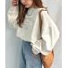 [apres jour mignon] тренировочный cut and sewn X-LARGE слоновая кость женский 