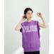 [ADAM ET ROPE'] тренировочный cut and sewn FREE лиловый женский 