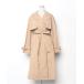 [NANO universe] тренчкот FREE бежевый женский 