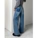  джинсы Denim Denim брюки Levi's специальный заказ RIBCAGE WIDE LEG Denim женский 