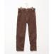 [coen] вельвет брюки SMALL Brown мужской 