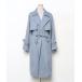 [Mila Owen] тренчкот 1 голубой женский 