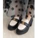  Loafer монограмма ремень объем Loafer женский 