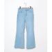 [BAYFLOW] обработка ботинки cut Denim брюки 3 голубой женский 