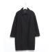 [KBF] пальто с отложным воротником ONE SIZE черный женский 