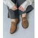  Loafer [ подушка ввод * мягкий ] пряжка раунд Loafer IZ5806 женский 
