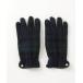 [HARRIS TWEED] перчатки ONE темно-синий мужской 
