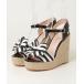 [kate spade new york] каблук сандалии 5.5 черный женский 