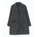 [NANO universe] Пальто Честерфилд M серый мужской 