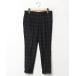 [INCOTEX] в клетку укороченные брюки 38 черный женский 