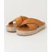 [Gianvito Rossi] Flat сандалии 36 Brown женский 