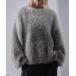  свитер вязаный p Rush мохнатый вязаный / градация / окантовка мужской женский 