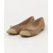 [ODETTE E ODILE] лента Flat туфли-лодочки 23.5cm бежевый женский 