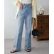  джинсы Denim Denim брюки US хлопок Denim semi flare pants женский 
